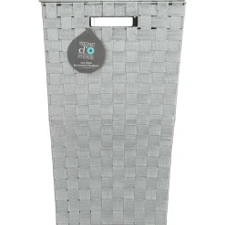 Cesto de roupa wc cinza