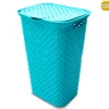 Cesto de roupa wc DIAMOND com tampa 50l