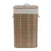 Cesto de roupa wc em bambu