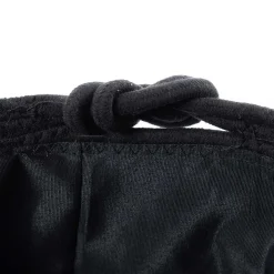 Cesto de roupa wc preto e natural 45cm