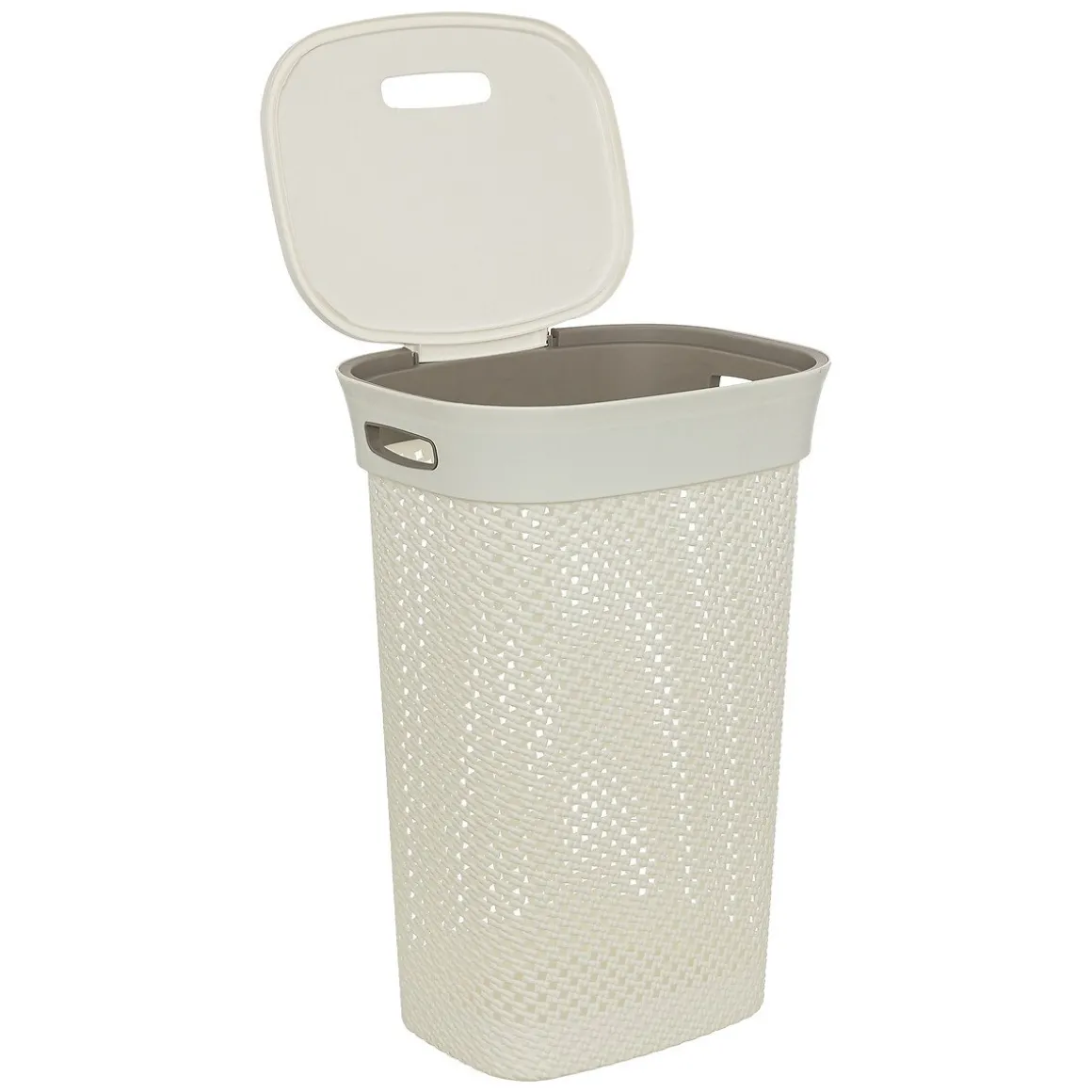 Cesto de roupa wc PURL bege 60l
