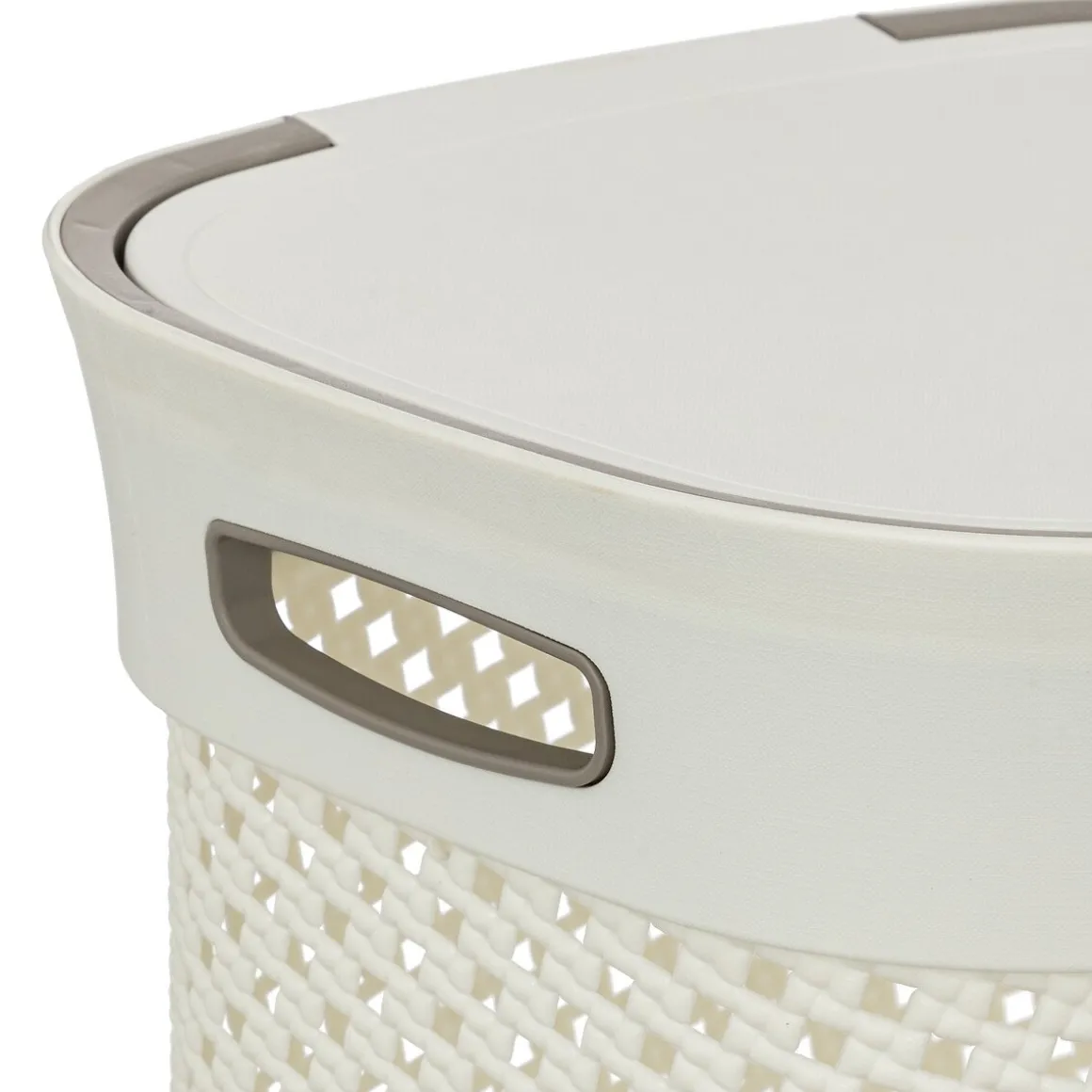 Cesto de roupa wc PURL bege 60l