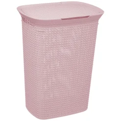 Cesto de roupa wc SCANDI rosa 57l