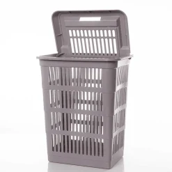 Cesto de roupa wc taupe SAND com tampa