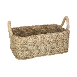 Cesto decorativo seagrass natural