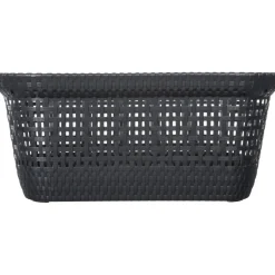 Cesto multiusos rattan cinza antracite 45l
