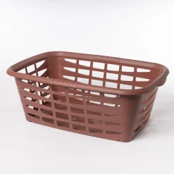 Cesto para roupa alto terracota 40L