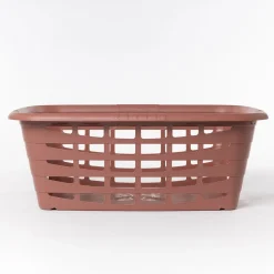 Cesto para roupa alto terracota 40L