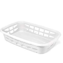 Cesto para roupa baixo branco 25l
