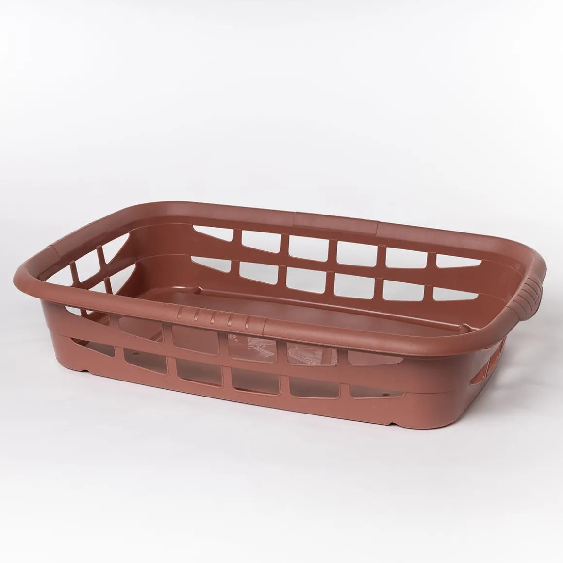 Cesto para roupa baixo terracota 25L