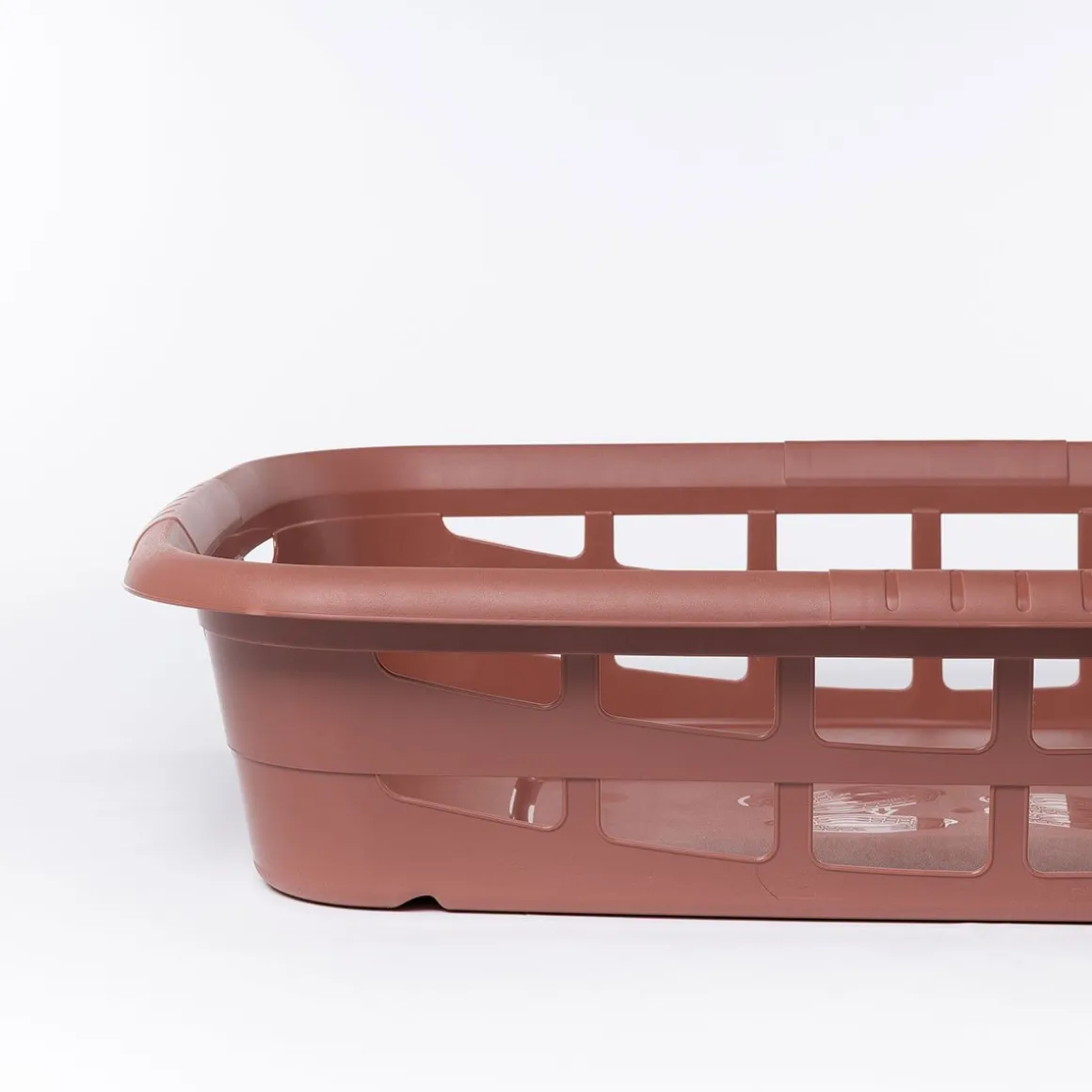 Cesto para roupa baixo terracota 25L