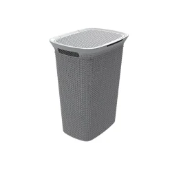 Cesto para roupa suja MODE cinza 57l
