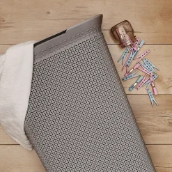 Cesto para roupa suja MODE cinza 57l