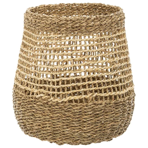 Cesto redondo AJOURE castanho 26,5x26cm