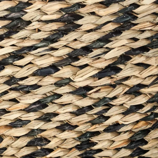 Cesto seagrass ETNIC com pegas 26x30cm