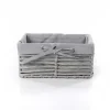 Cesto wc cinza 16x25cm