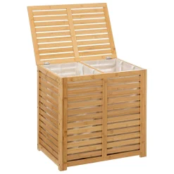 Cesto wc duplo bambu 100l