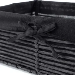 Cesto wc preto 31x44cm