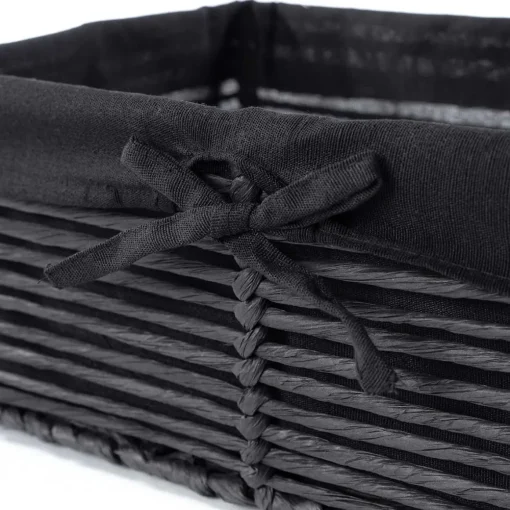 Cesto wc preto 31x44cm