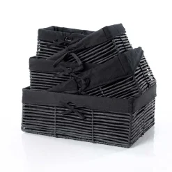 Cesto wc preto 31x44cm