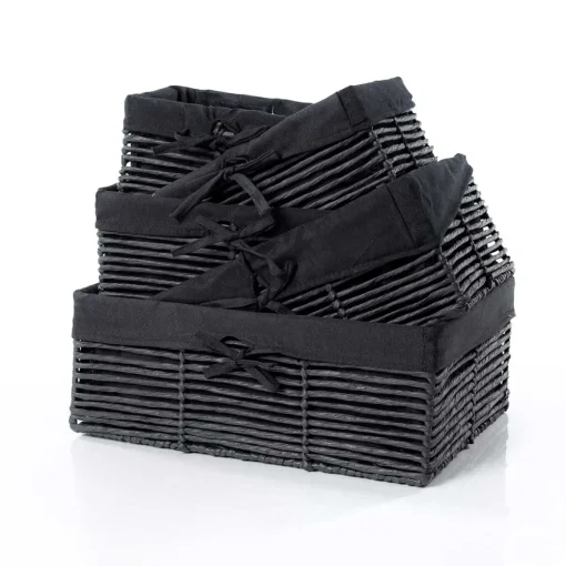 Cesto wc preto 31x44cm
