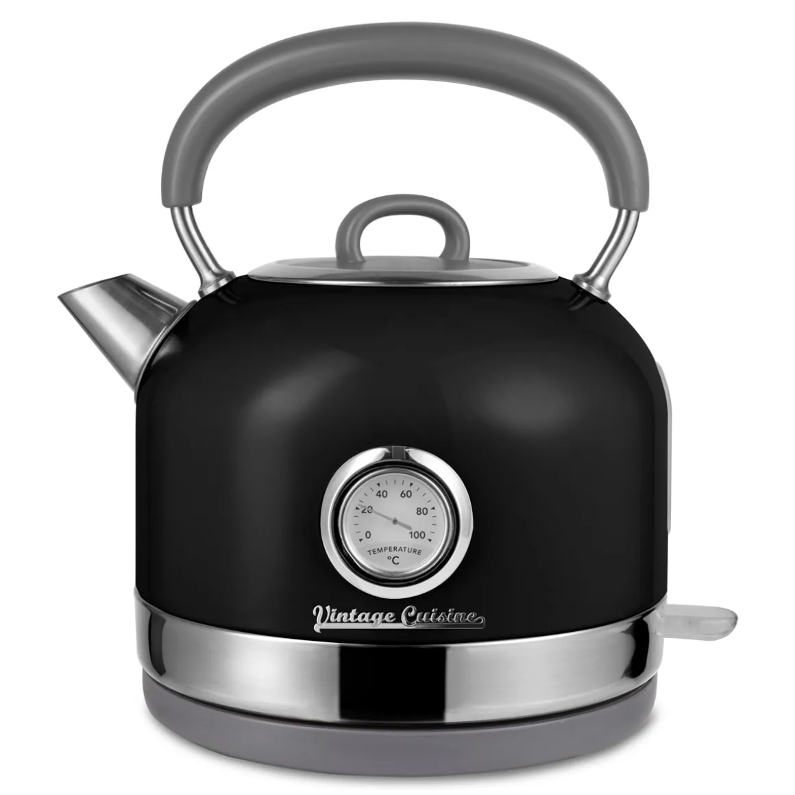 Chaleira elétrica VINTAGE CUISINE preta 2200w