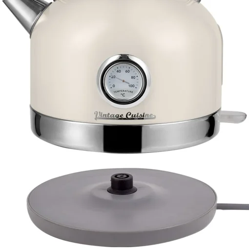 Chaleira elétrica VINTAGE CUISINE creme 2200w