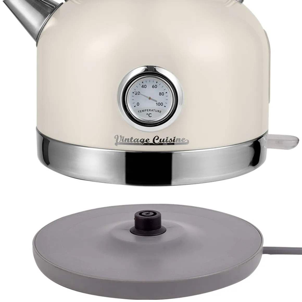 Chaleira elétrica VINTAGE CUISINE creme 2200w
