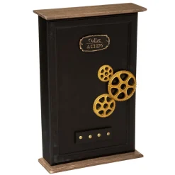 Chaveiro FLOWER preto mdf 38cm