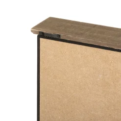 Chaveiro FLOWER preto mdf 38cm