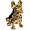 Cão decorativo dourado