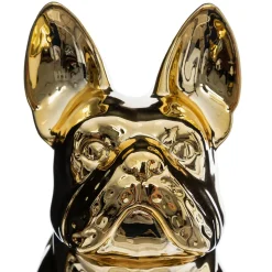 Cão decorativo dourado