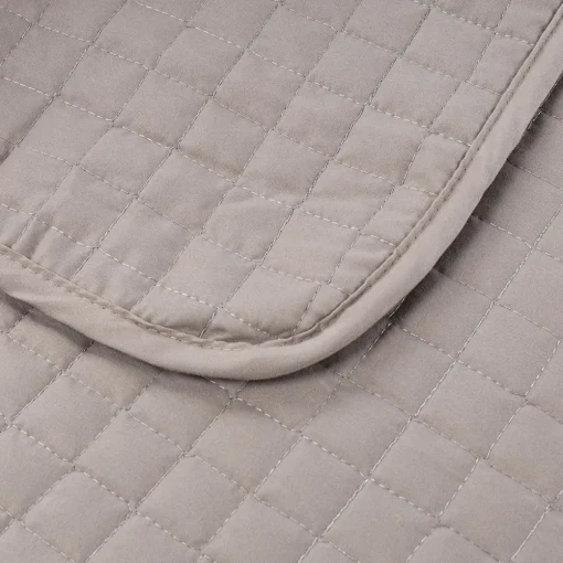 Colcha de casal GRACE taupe 250x250cm