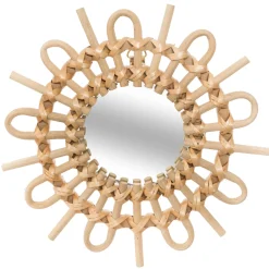 Conjunto 3 espelhos de parede sol 28cm