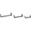 Conjunto 3 prateleiras cinza 22/32/42cm