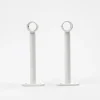 Conjunto 2 suportes branco mate 150mm