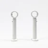 Conjunto 2 suportes branco 90mm