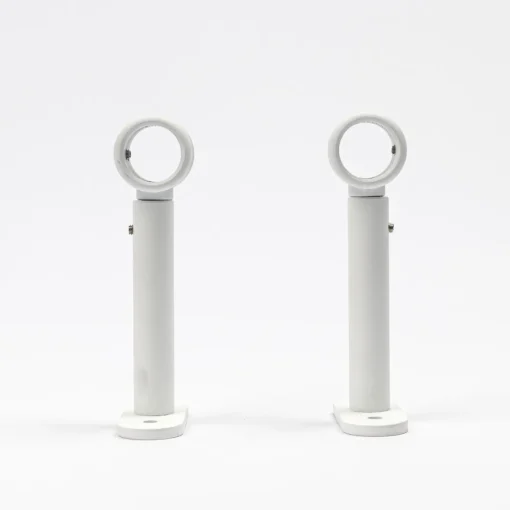 Conjunto 2 suportes branco 90mm