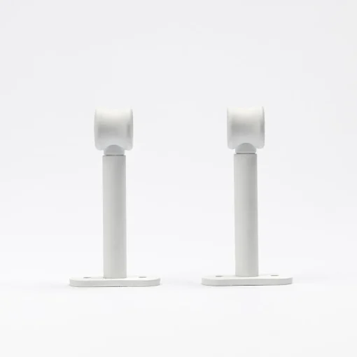 Conjunto 2 suportes branco 90mm
