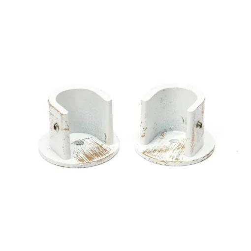 Conjunto 2 suportes parede brancos