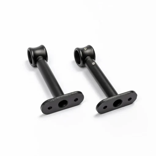 Conjunto 2 suportes preto 90mm