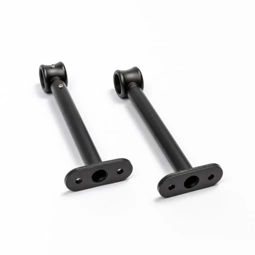 Conjunto 2 suportes preto mate 150mm