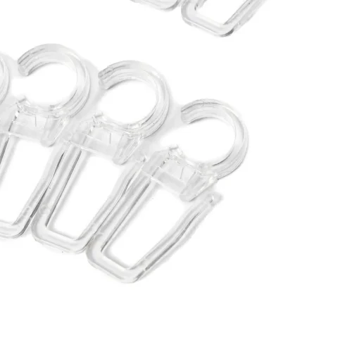 Conjunto de 10 agrafes transparentes