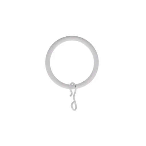 Conjunto de 8 argolas branco mate