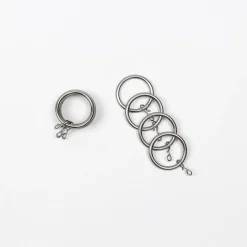 Conjunto de 8 argolas prateado d20cm