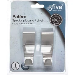 Conjunto de 2 cabides para porta em inox