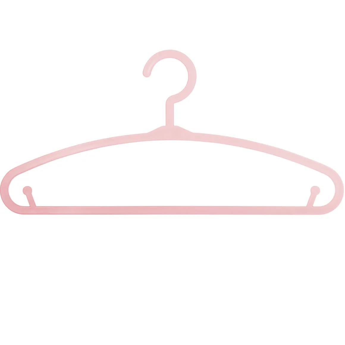 Conjunto de 6 cabides rosa