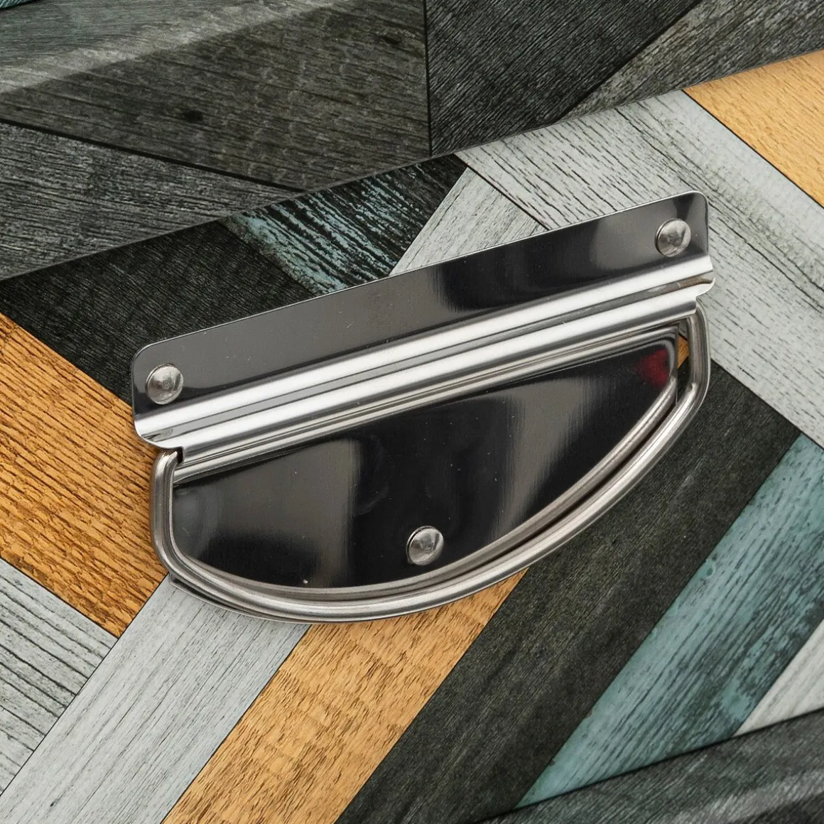 Conjunto de 6 caixas de arrumação MARQUETRY