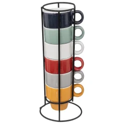 Conjunto de 6 chávenas de café