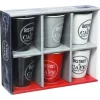 Conjunto de 6 chávenas de café